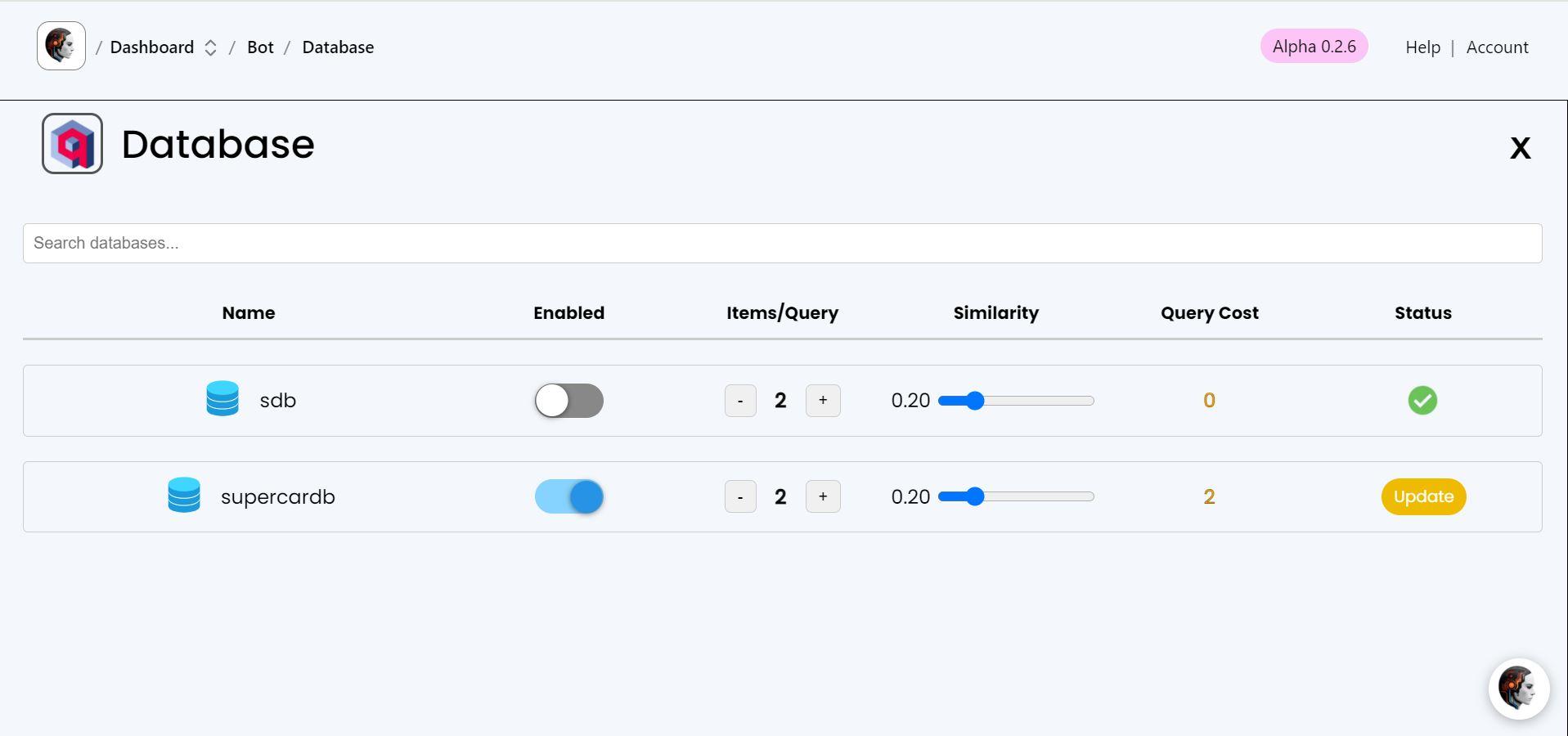Enable Database
